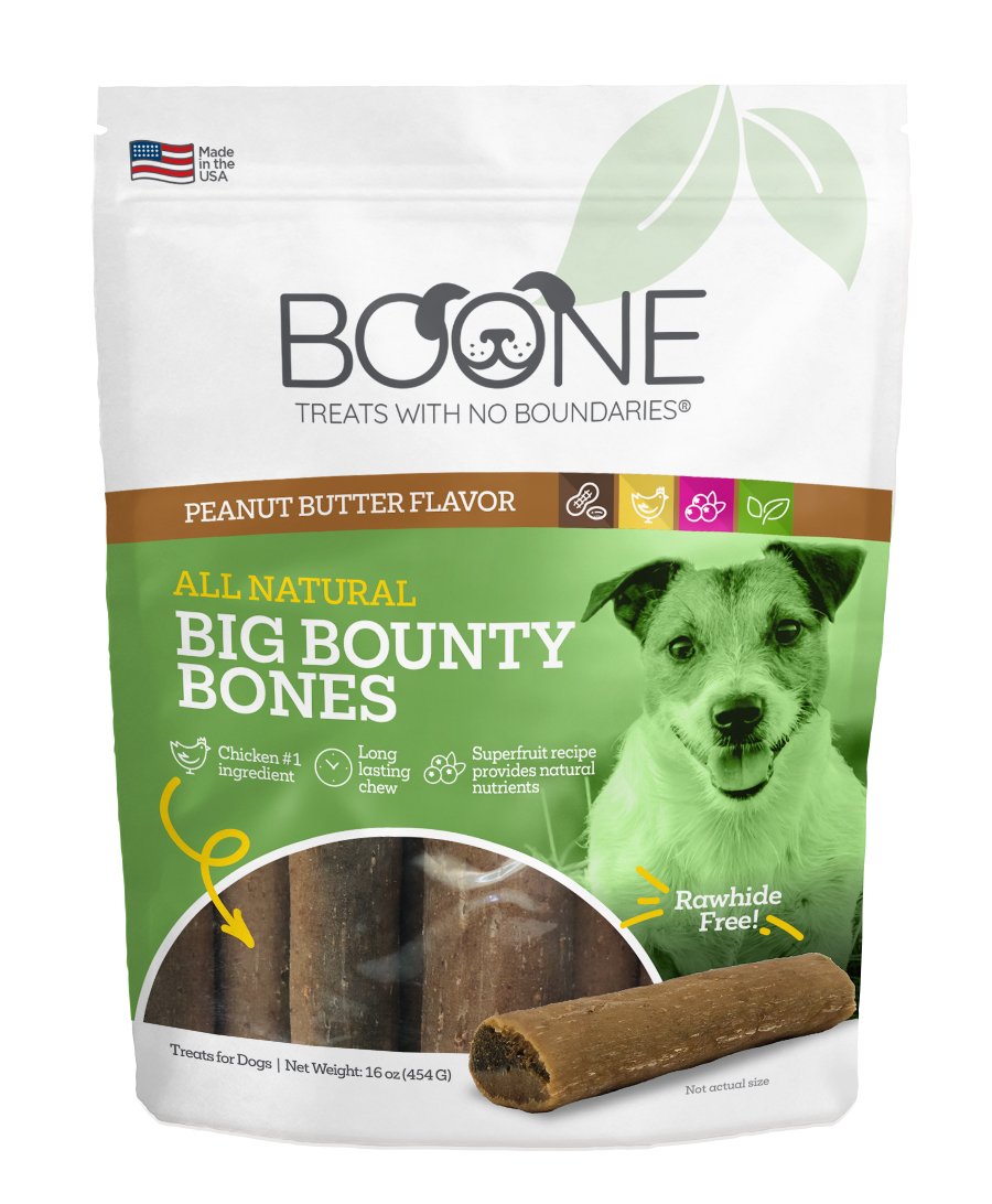 Boone Peanut Butter Big Bounty Bones Dog Treats Shop Bones & Rawhides at HEB