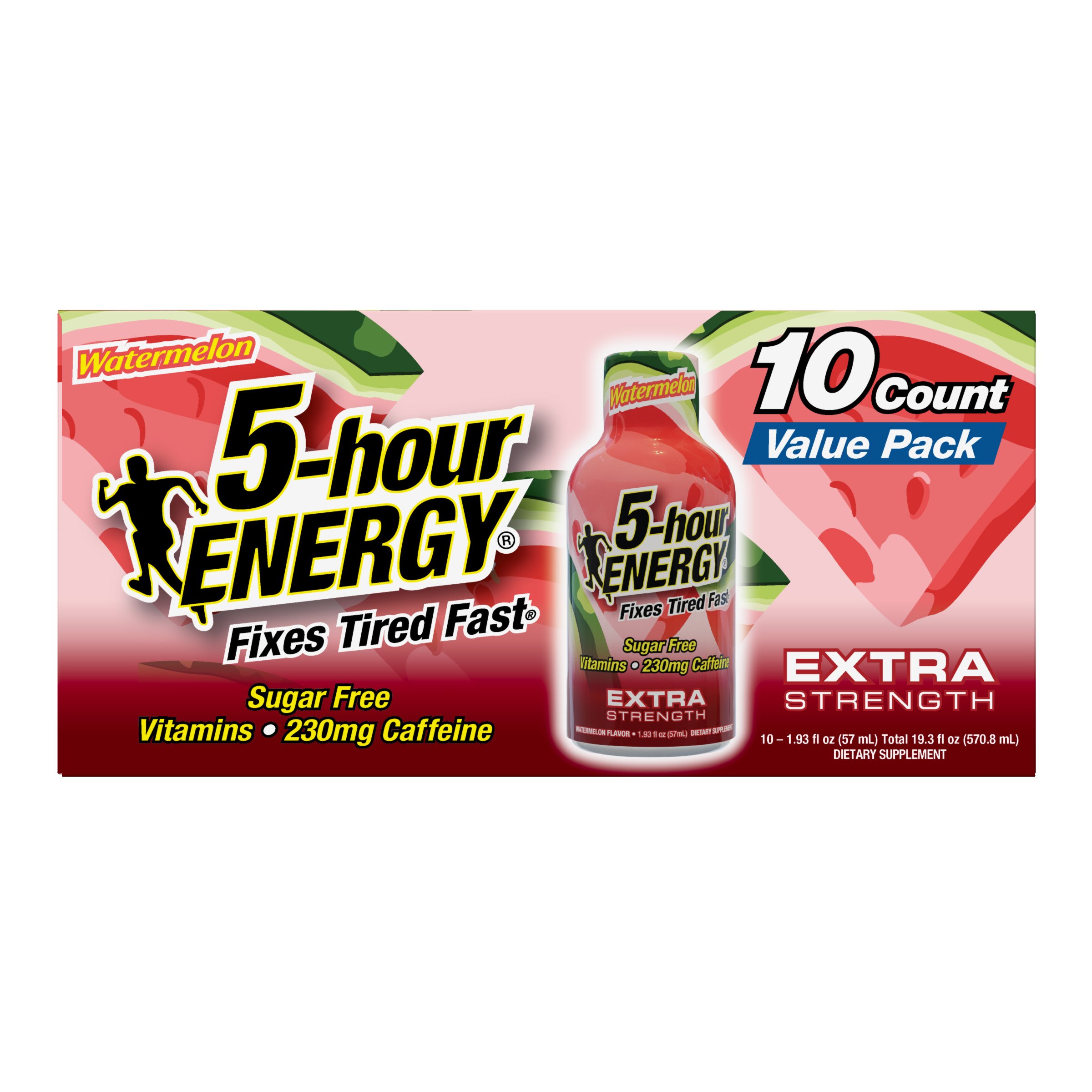 5-hour ENERGY Extra Strength Energy Shots - Watermelon - Shop Sports ...