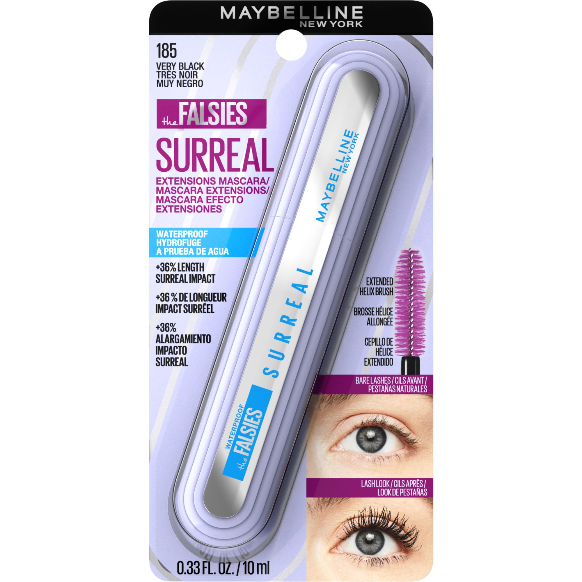 vandrerhjemmet ambition Ren og skær Maybelline The Falsies Surreal Waterproof Mascara - Very Black - Shop  Mascara at H-E-B