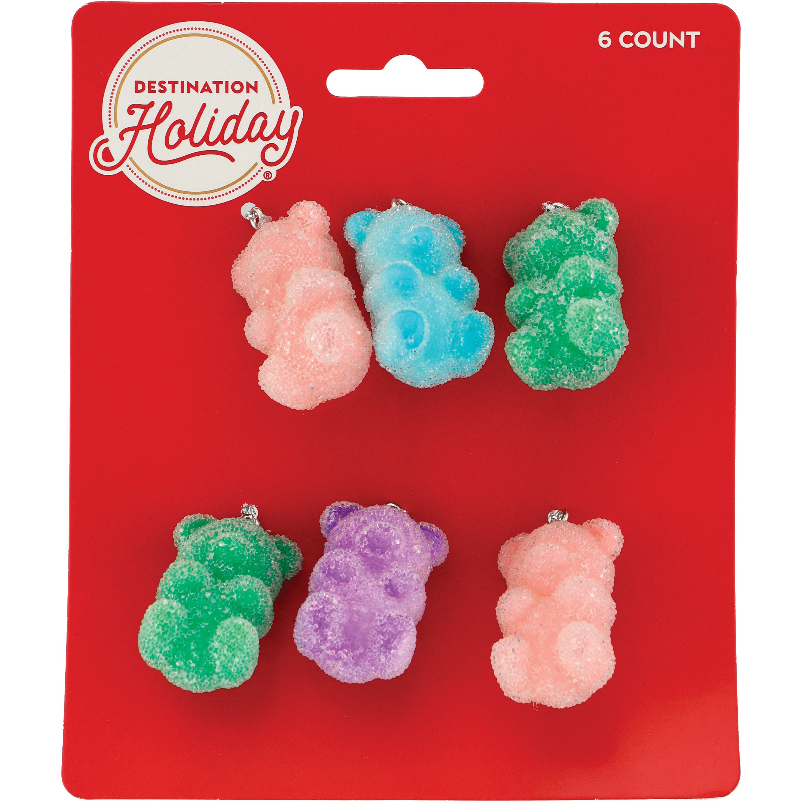 Destination Holiday Gummy Bear Mini Christmas Tree Ornaments Shop