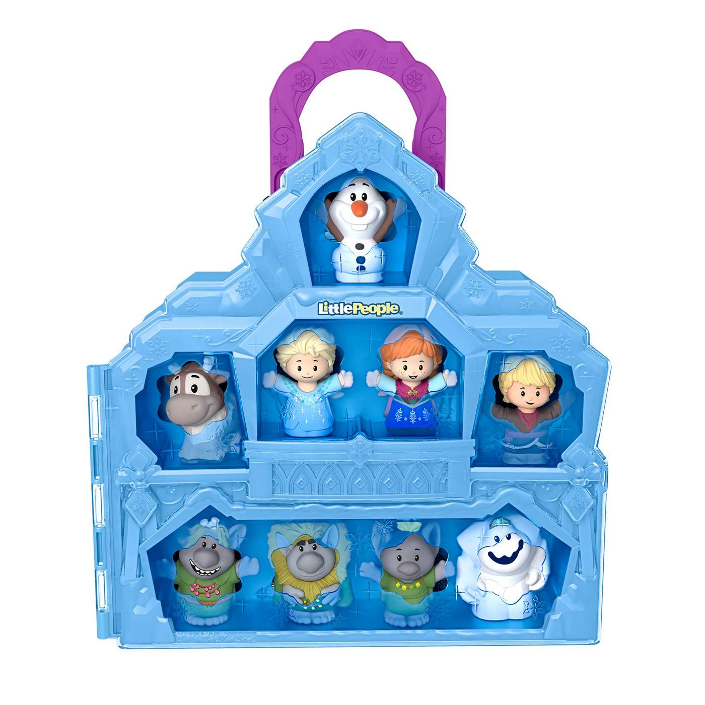 Fisher-Price Little People Disney Frozen 100th Anniversary Carry Along Castle Case; image 2 of 2