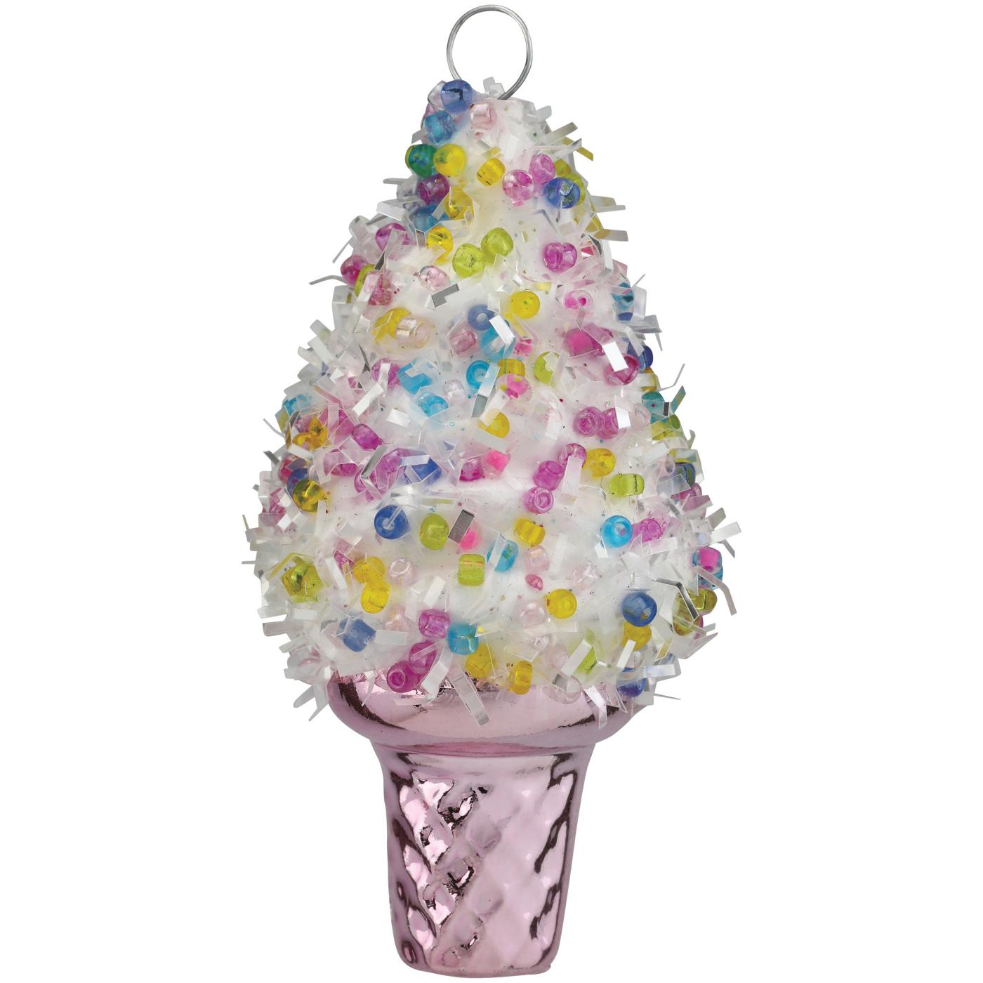 Destination Holiday Mini Ice Cream Christmas Tree Ornaments; image 4 of 4