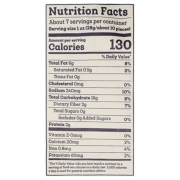 Siete Corn Tortilla Chips Maiz Totopos - Sea Salt