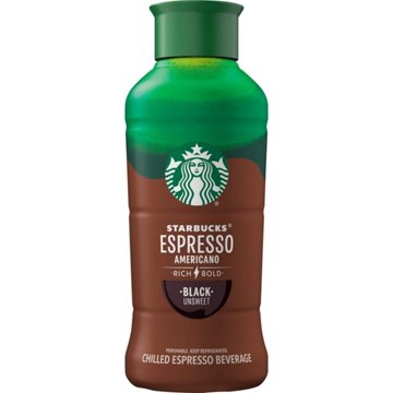 Starbucks Chilled Espresso Beverage - Unsweetened Black Americano Coffee