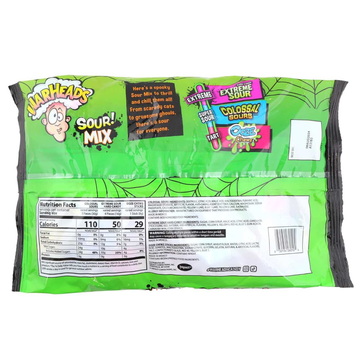 Warheads Assorted Sour Mix Halloween Candy; image 2 of 2