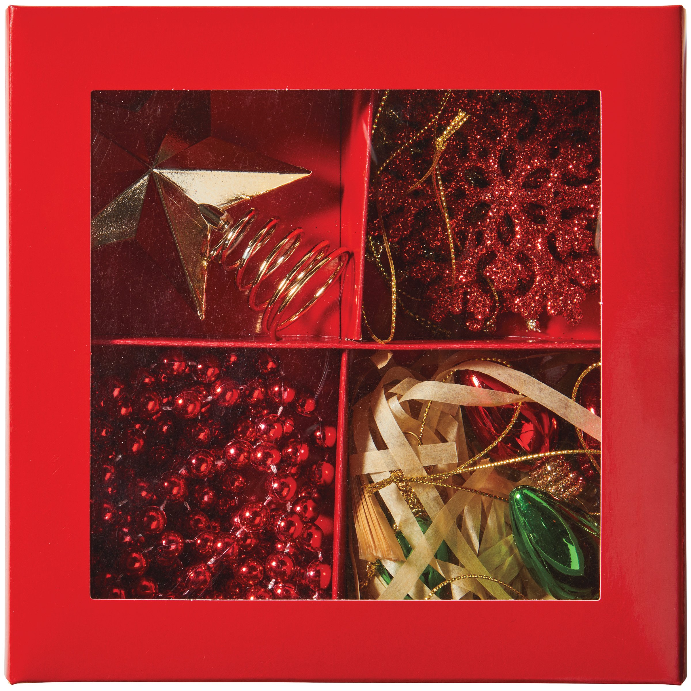 Destination Holiday Red Green & Gold Mini Tree Decoration Set Shop