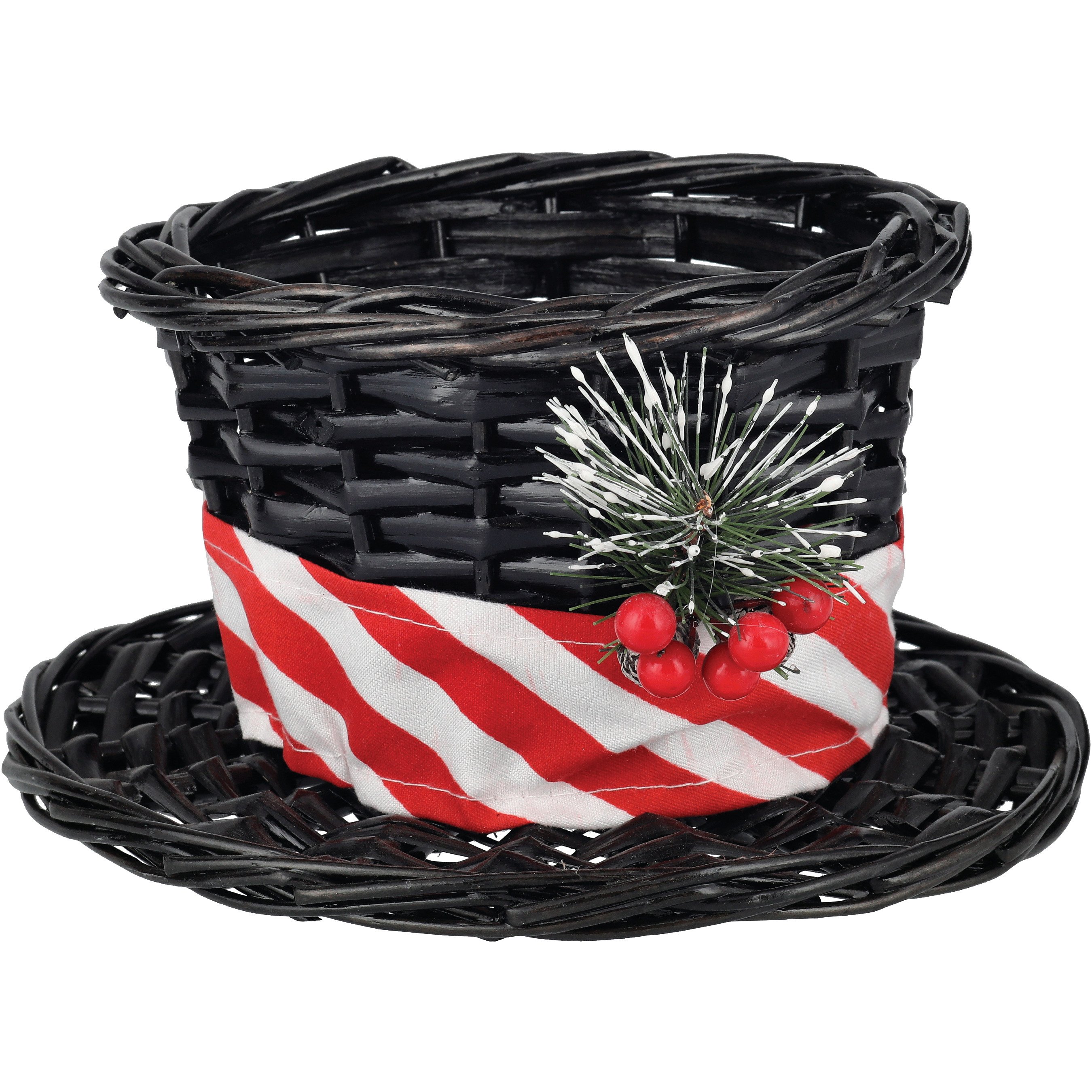 Destination Holiday Red & White Snowman Hat Basket - Shop Seasonal ...