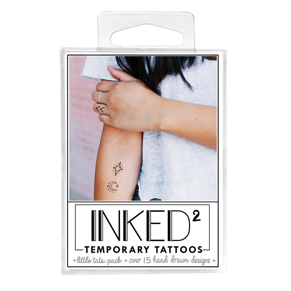 INKED by Dani Temporary Tattoos Little Tats Pack Shop Makeup Tools