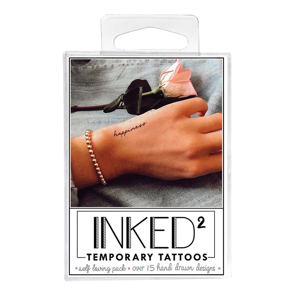 INKED by Dani Temporary Tattoos Self Loving Pack Shop Makeup Tools