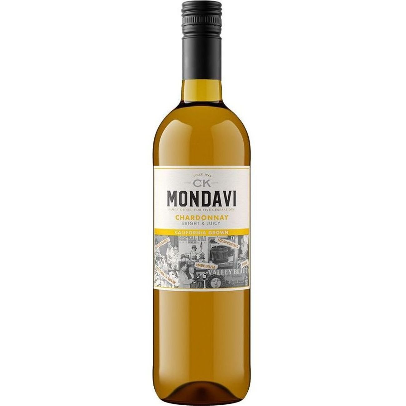 Ck Mondavi Chardonnay California White Wine, 750 ml