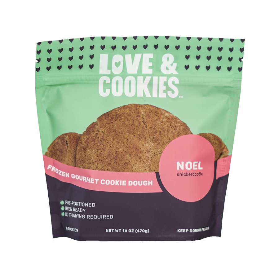 Love & Cookies Frozen Gourmet Cookie Dough Snickerdoodle Shop