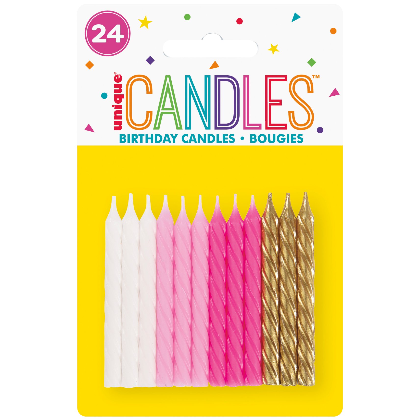 Unique Spiral Birthday Candles Pink Shop Birthday Candles at HEB