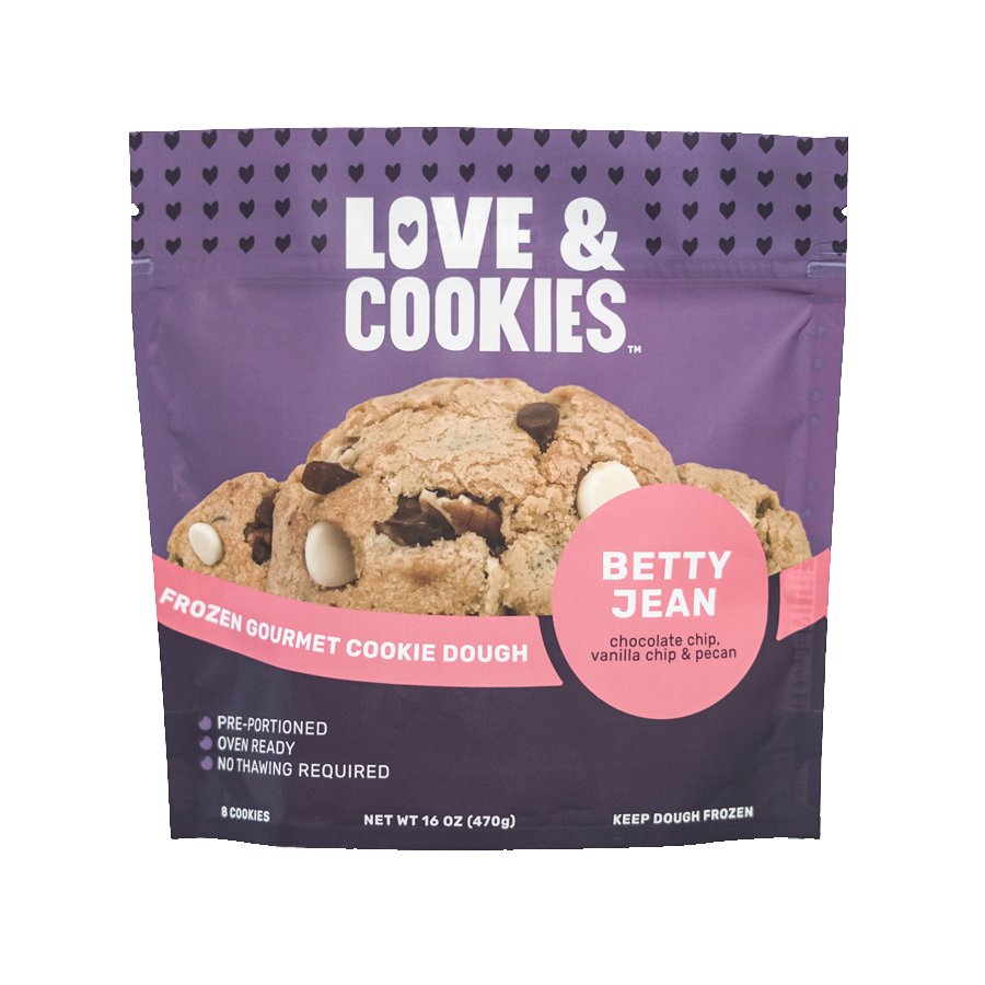 Love & Cookies Frozen Gourmet Cookie Dough Chocolate Chip, Vanilla