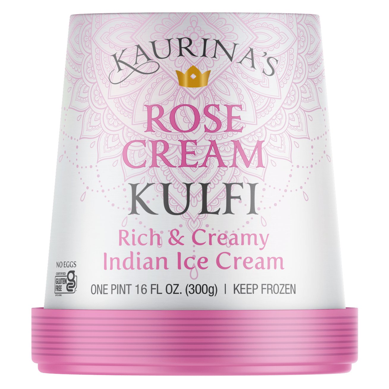 Kaurina's Rose Cream Kulfi, 1 pt | Central Market - Really Into Food