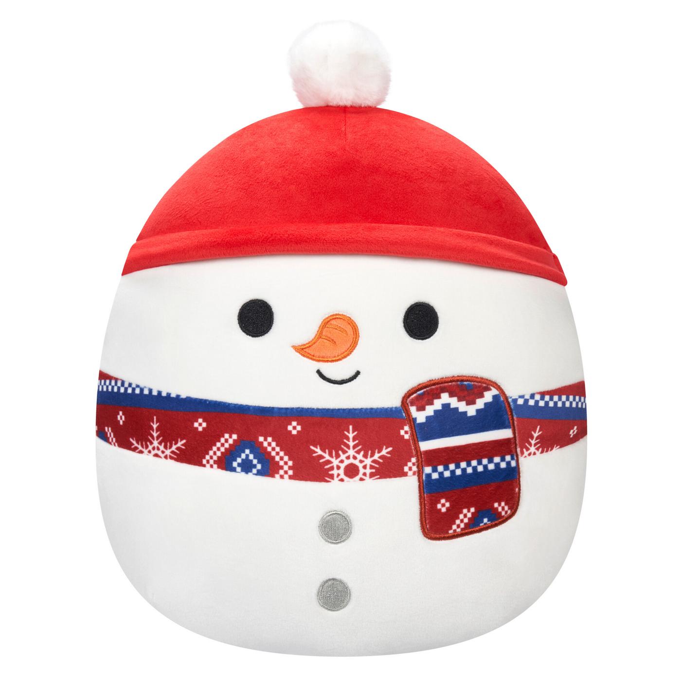 Squishmallows Christmas Snowman Plush; image 1 of 4