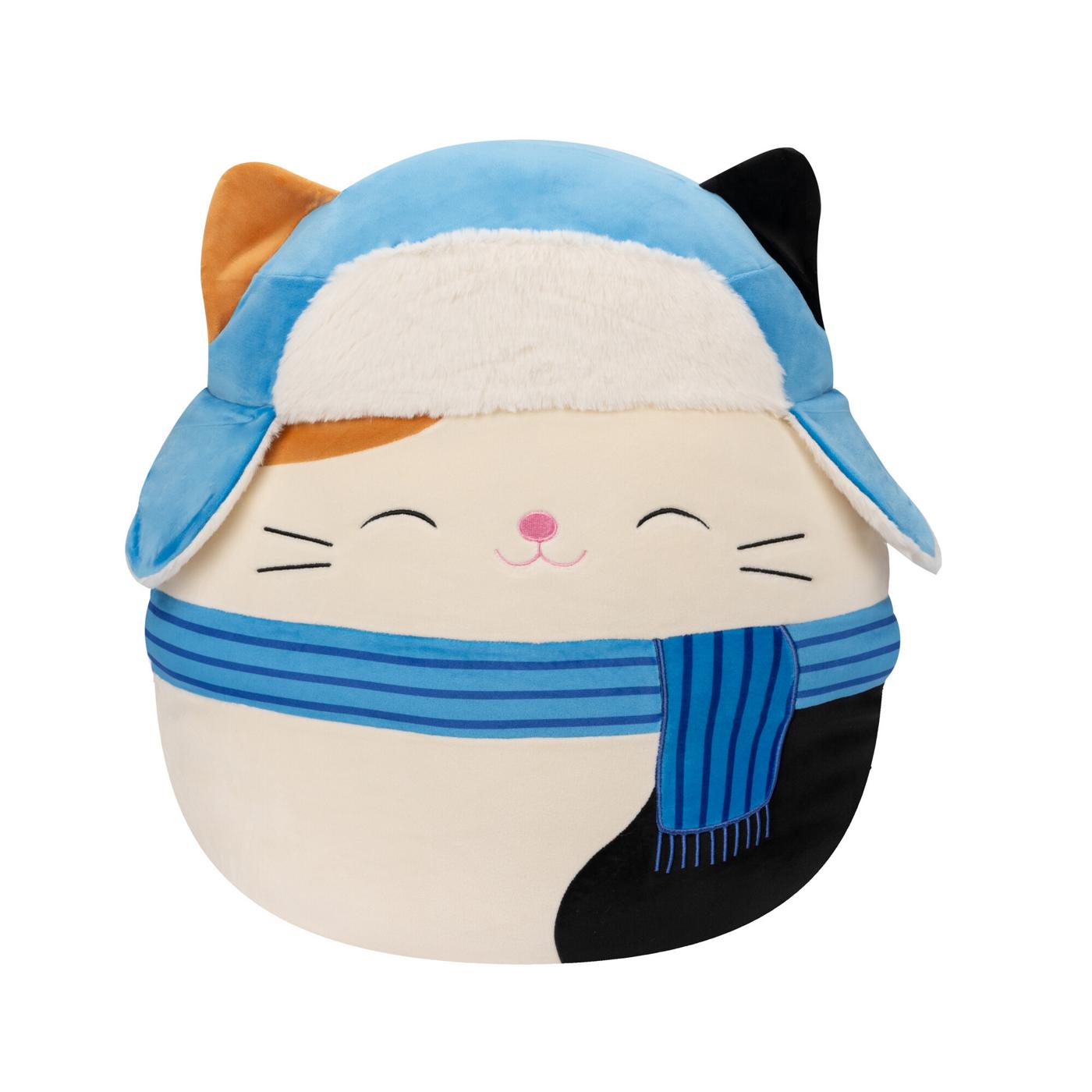 Squishmallows Cat Christmas Plush with Scarf; image 1 of 3