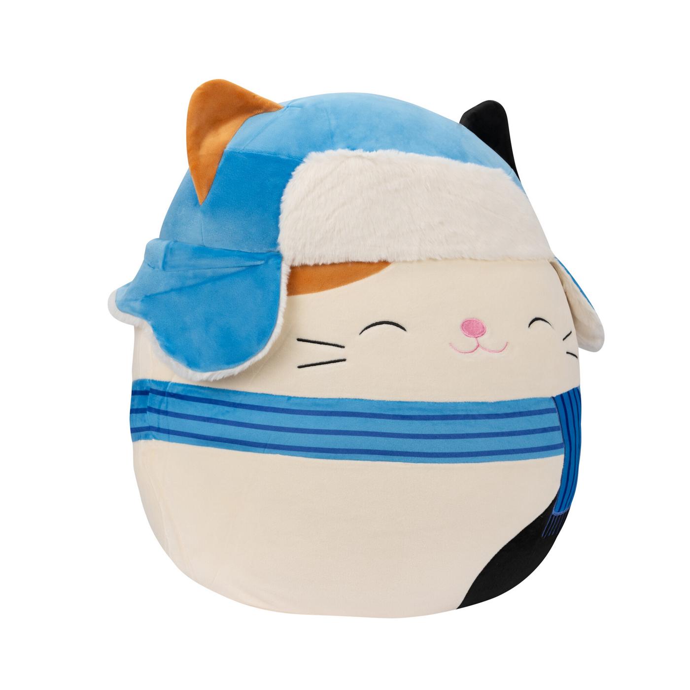 Squishmallows Cat Christmas Plush with Scarf; image 2 of 3