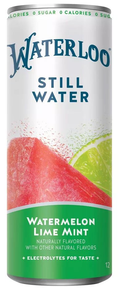 Waterloo Watermelon Lime Mint Purified Still Water, 12 oz | Central ...