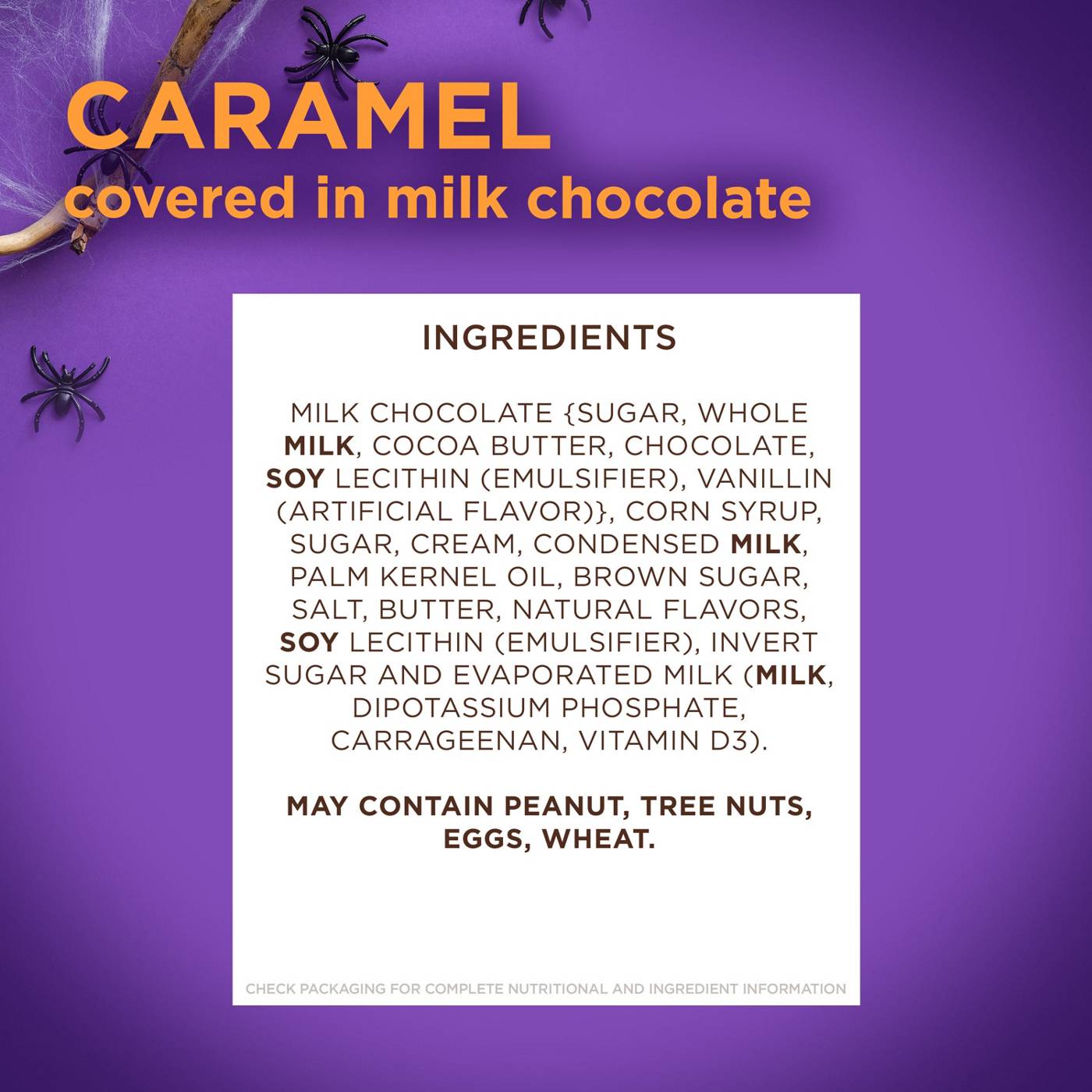 Russell Stover Milk Chocolate Caramel Pumpkin Halloween Candy; image 7 of 7