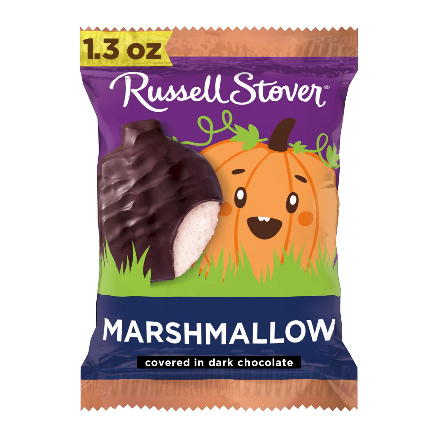 Russell Stover Dark Chocolate Marshmallow Pumpkin Halloween Candy; image 1 of 7