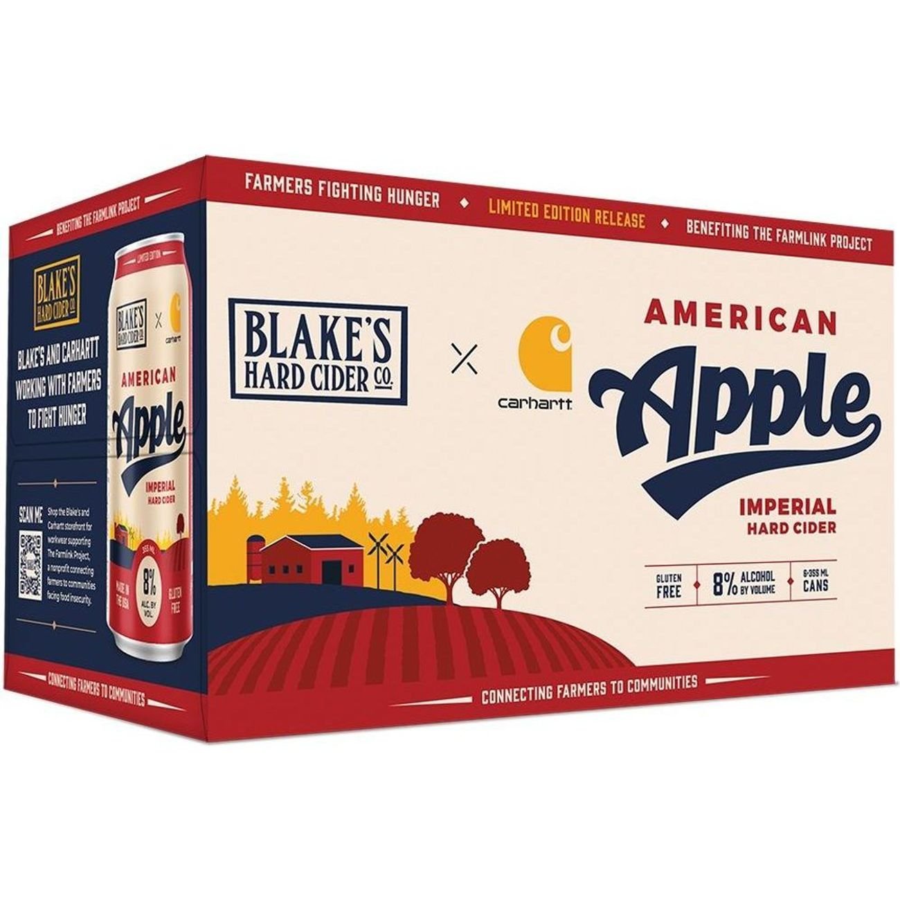 Blake's Hard Cider American Apple Hard Cider 6 pk Cans, 12 oz