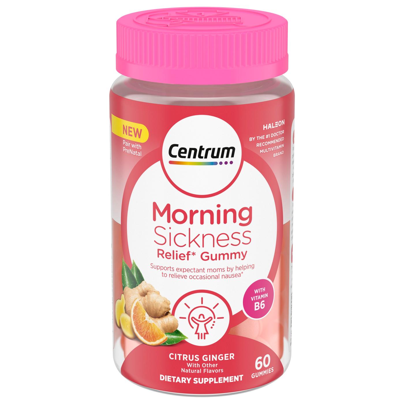 Centrum Morning Sickness Relief Gummy - Citrus Ginger; image 1 of 2