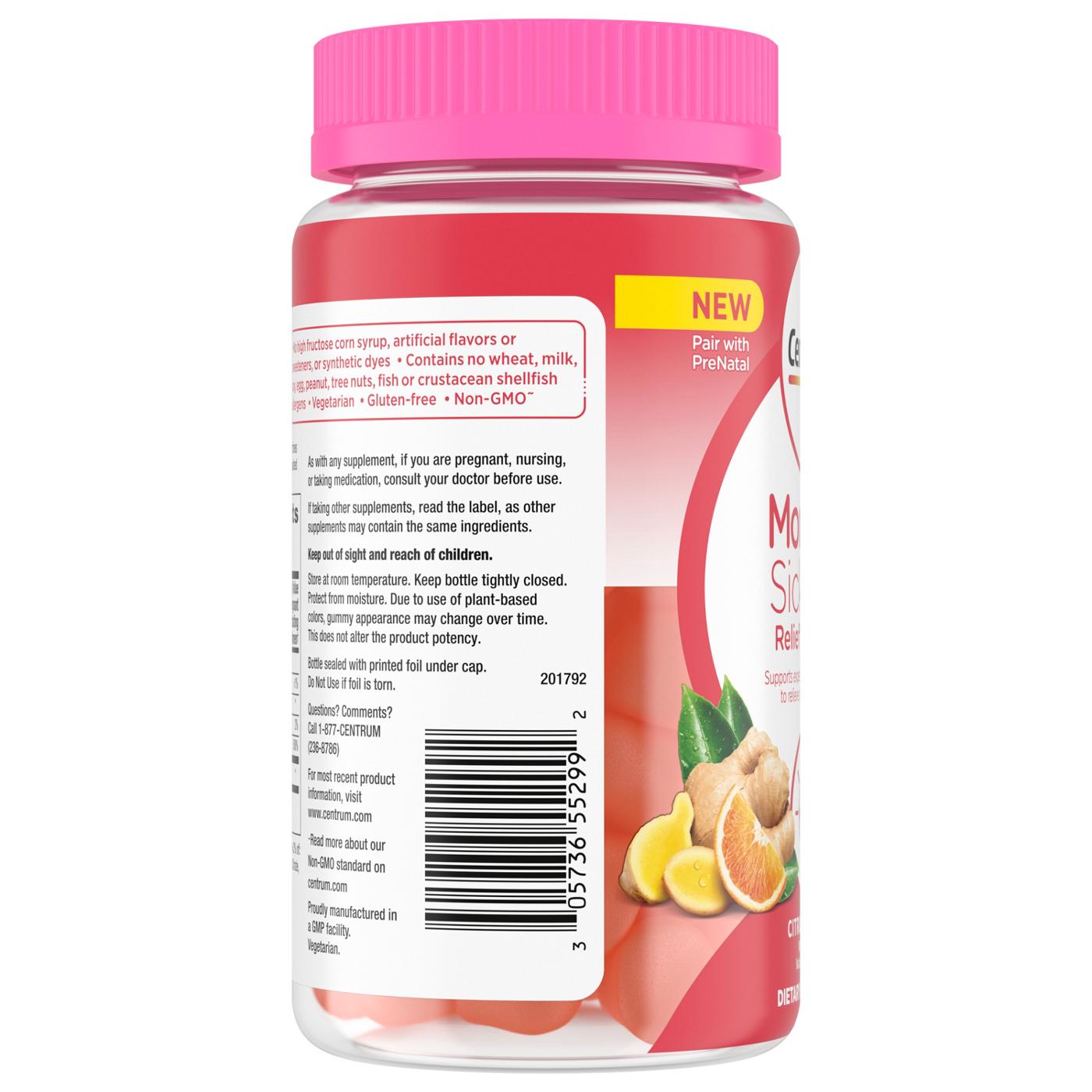 Centrum Morning Sickness Relief Gummy - Citrus Ginger; image 2 of 2