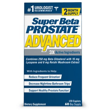 New Vitality Super Beta Prostate Advanced Supplement, 120 ct