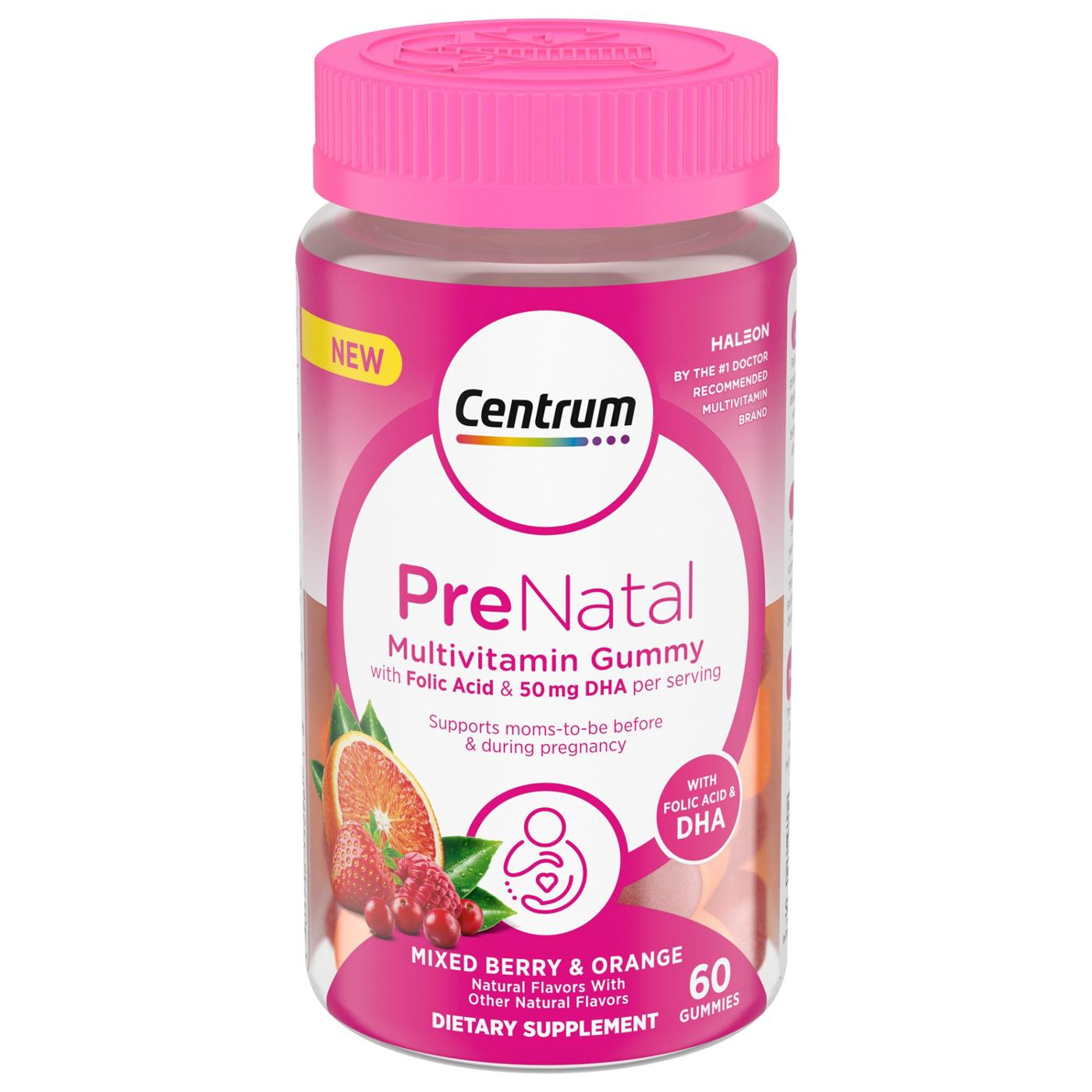 Centrum PreNatal Multivitamin Gummy - Mixed Berry & Orange; image 1 of 2