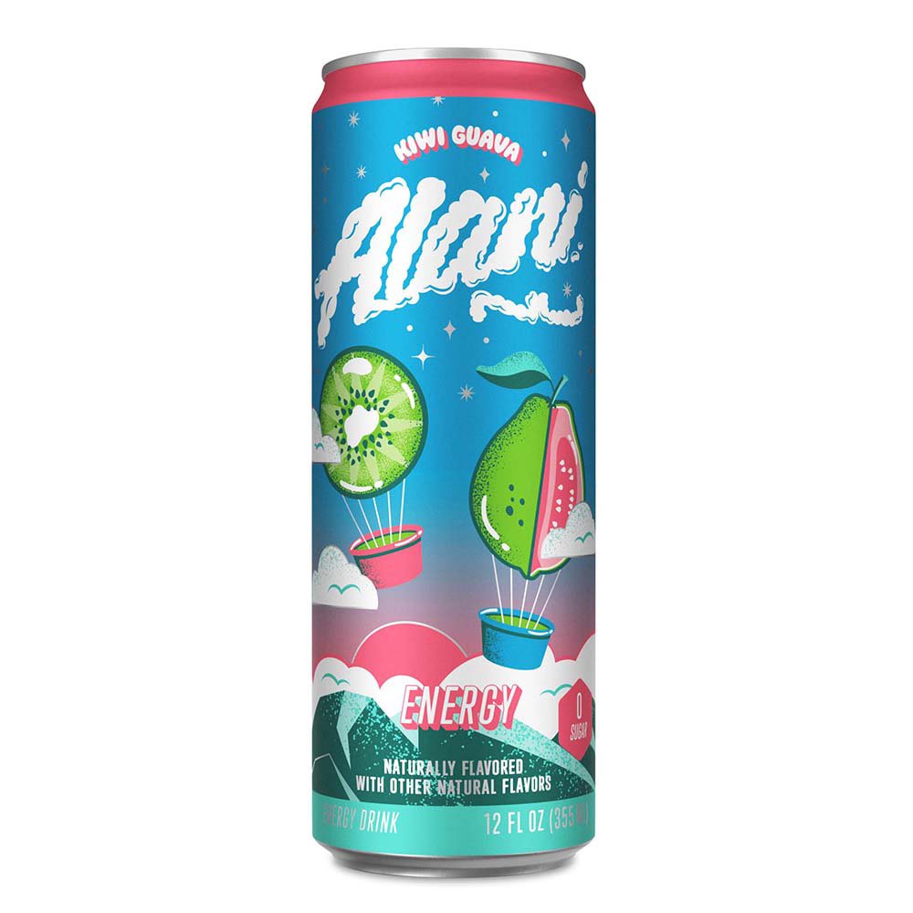 Alani Nu Zero Sugar Energy Drink - Kiwi Guava 12 oz Cans - Shop Diet ...