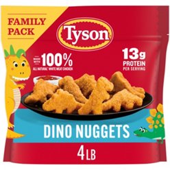 Hill Country Fare Heat & Eat Frozen Dino Chicken Nuggets, 2 lbs