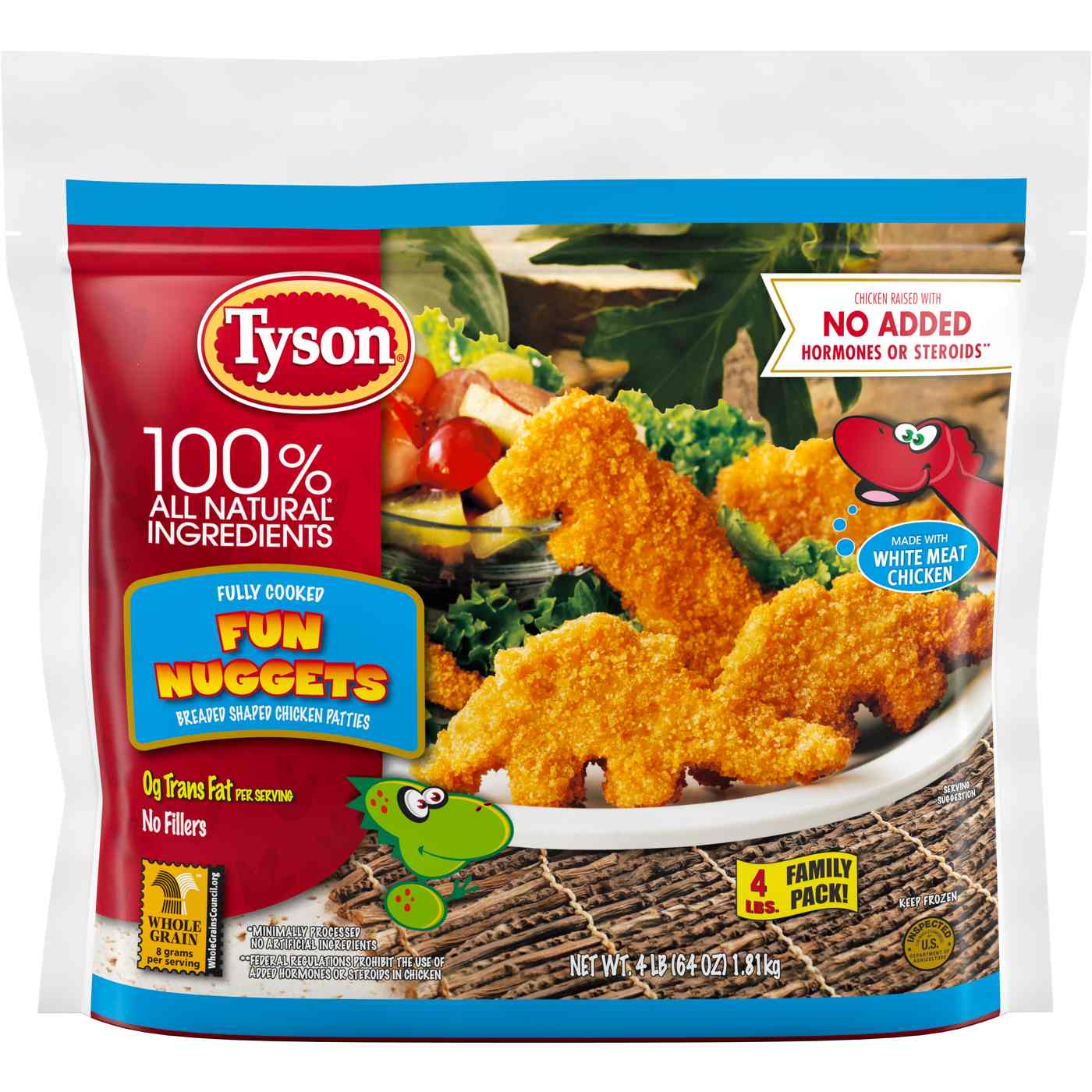 Tyson Fully Cooked Frozen Fun Nuggets - Family Pack; image 1 of 2