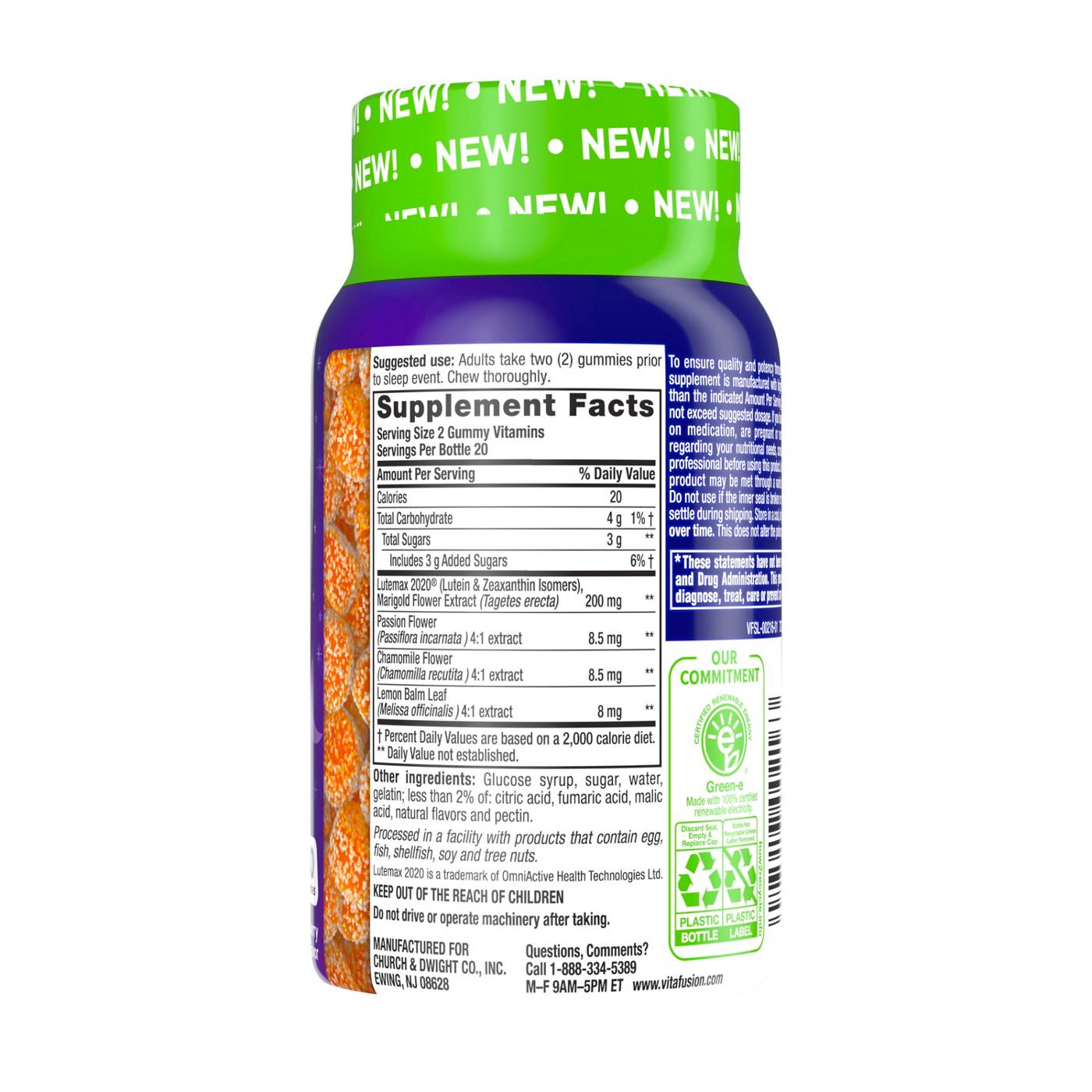 Vitafusion Melatonin-Free Sleep Gummies; image 2 of 2