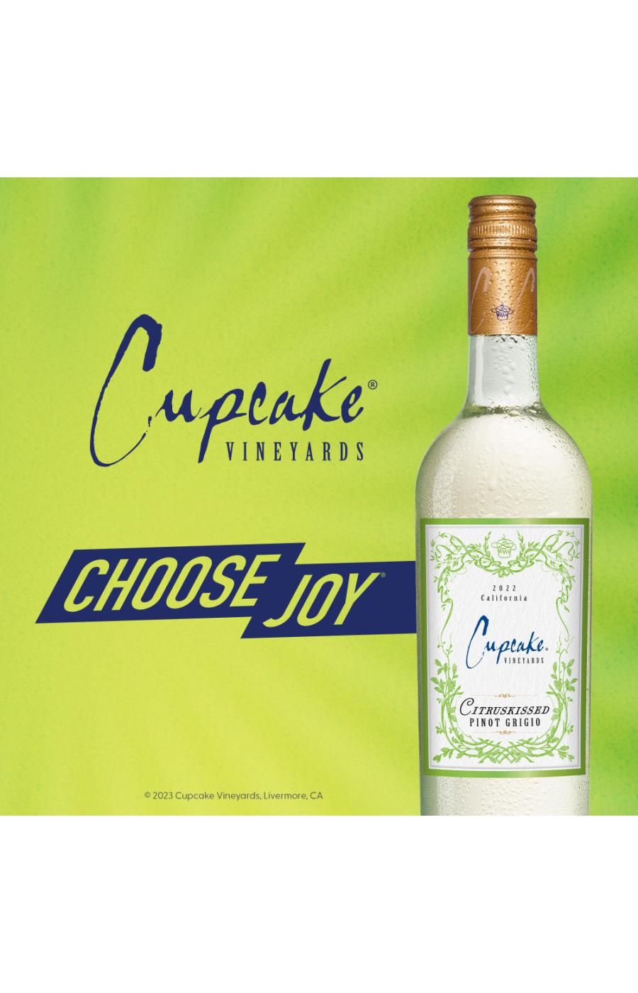 Cupcake Vineyards Citruskissed Pinot Grigio California White Wine; image 9 of 9