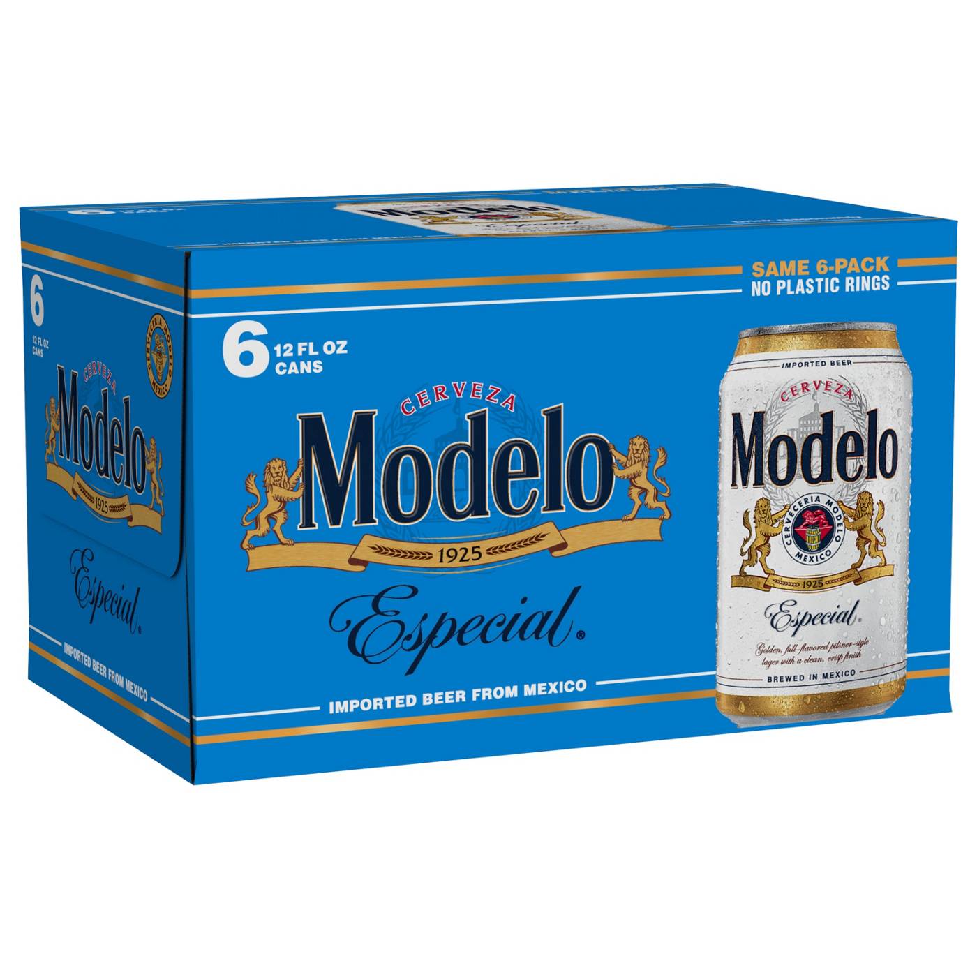 Modelo Especial Mexican Lager Import Beer 12 oz Cans, 6 pk; image 1 of 11