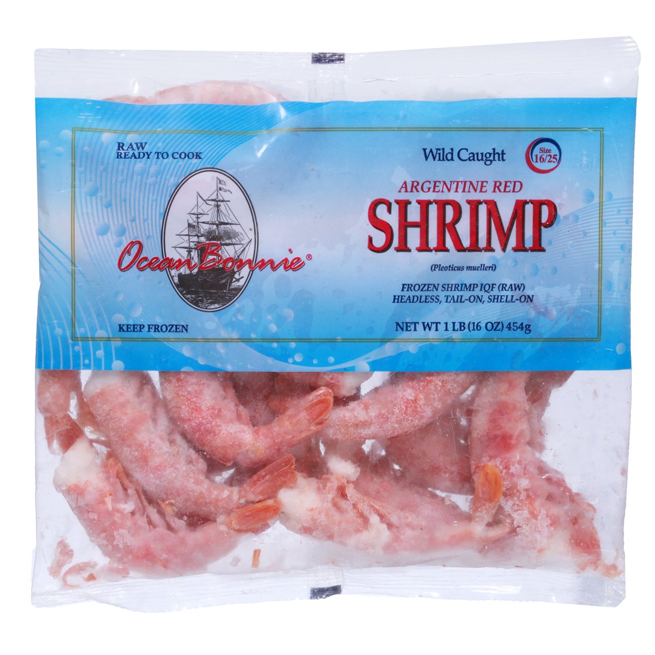 Frozen Wild Caught Shell-On Tail-On Argentine Red Raw Shrimp Frozen Wild Caught Shell-On Tail-On Argentine Red Raw Shrimp