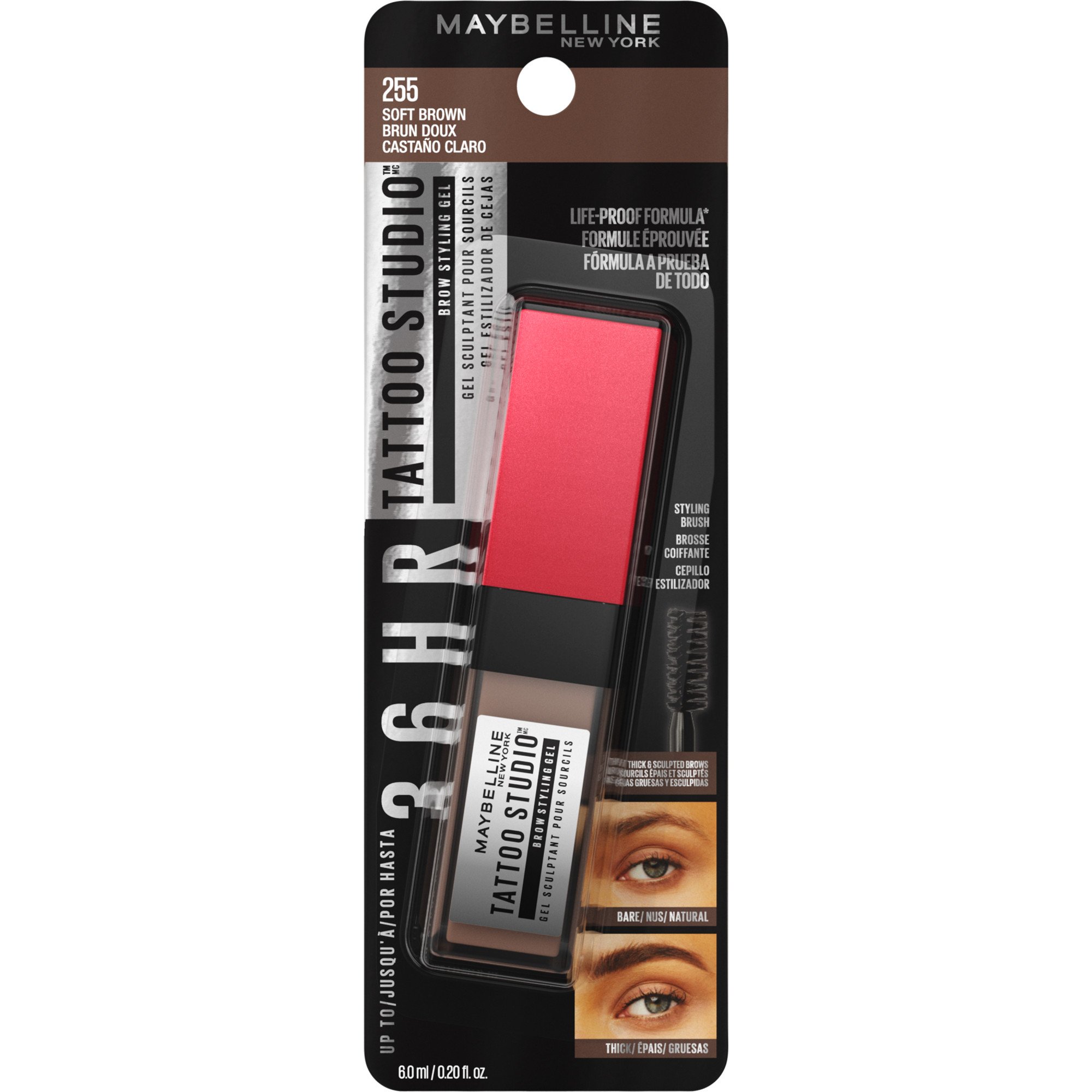 Maybelline Tattoo Studio Brow Styling Gel Soft Brown Shop Brow