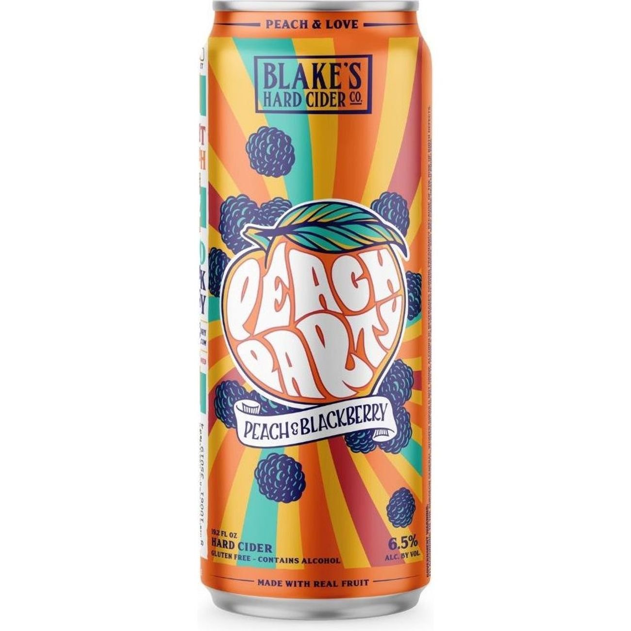 Peach Party - Blake's Hard Cider Co. - Buy Cider Cider Online - Half Time  Beverage