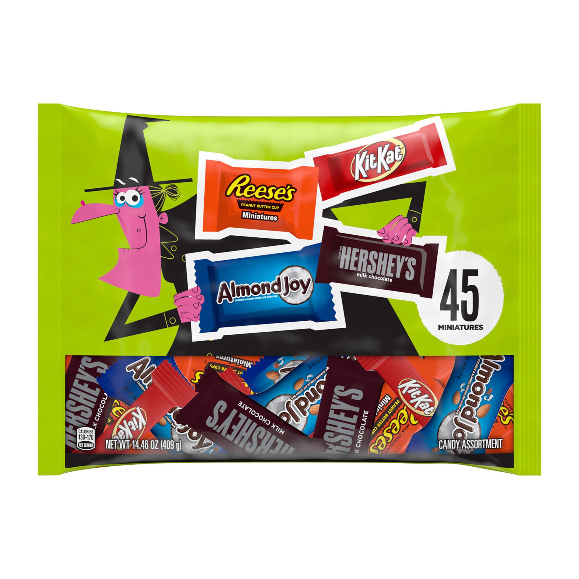 Hershey's, Reese's, Kit Kat, & Almond Joy Assorted Halloween Miniatures