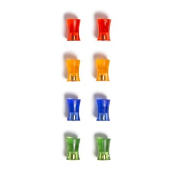 U Brands E-Z Grip Magnets - Jewel Tone, 8 ct