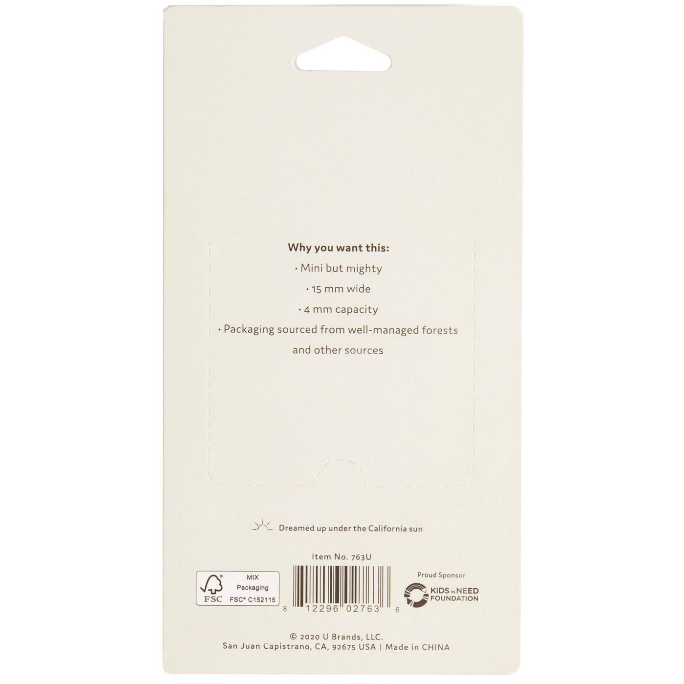 U Brands Mini Binder Clips - Gold; image 2 of 3