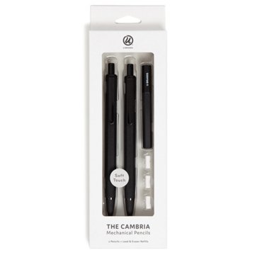 U Brands The Cambria 0.7mm Mechanical Pencils - Midnight, 2 pk