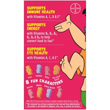 Flintstones Extra Iron Chewable Tablets, 90 ct