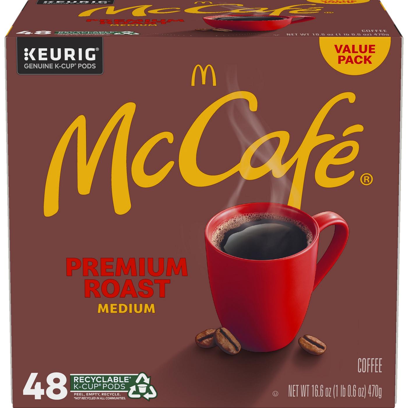 McCafe Premium Medium Roast Single Serve Coffee K-Cups Value Pack; image 1 of 4