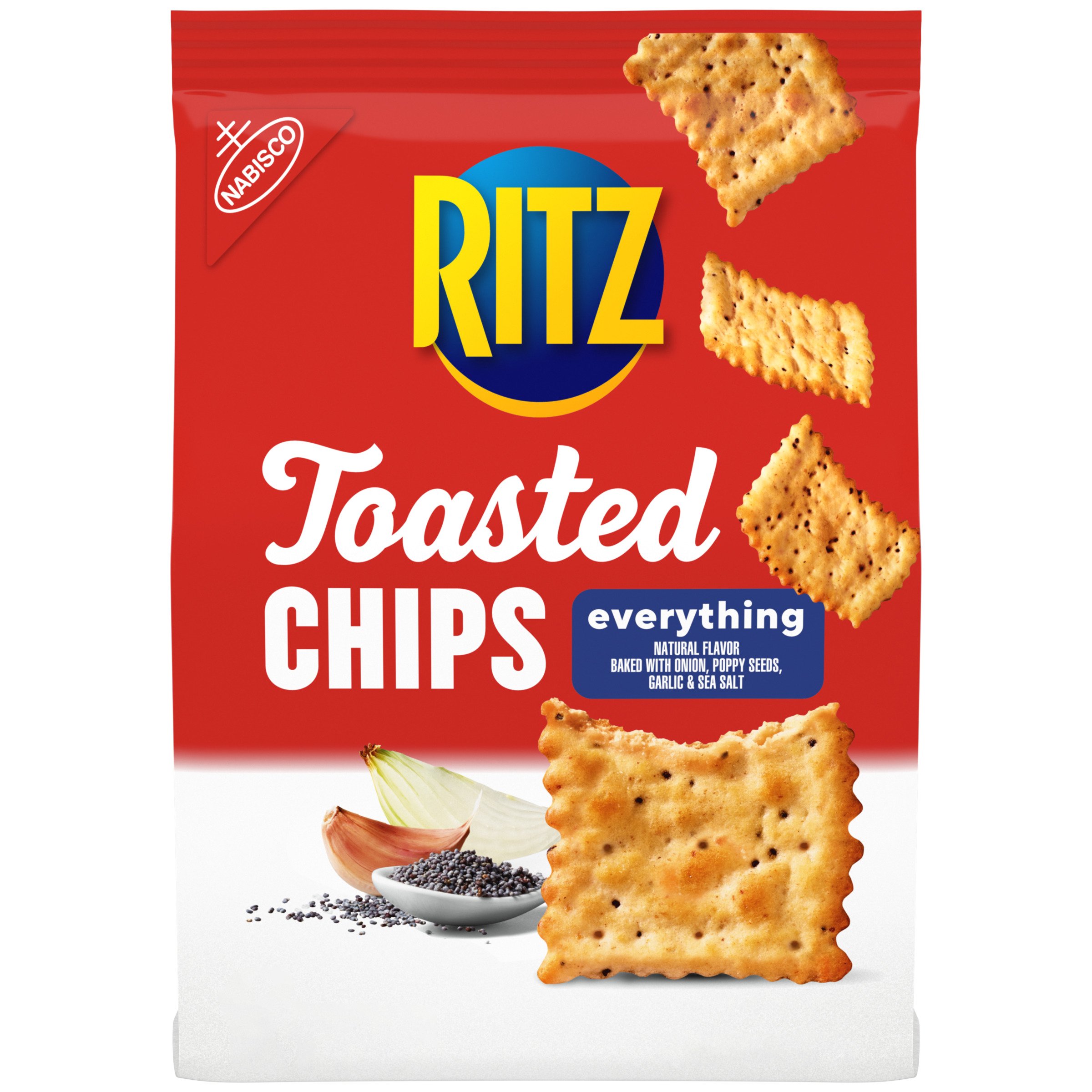 Ritz Toasted Chips Everything Crackers - Shop Crackers & breadsticks at ...