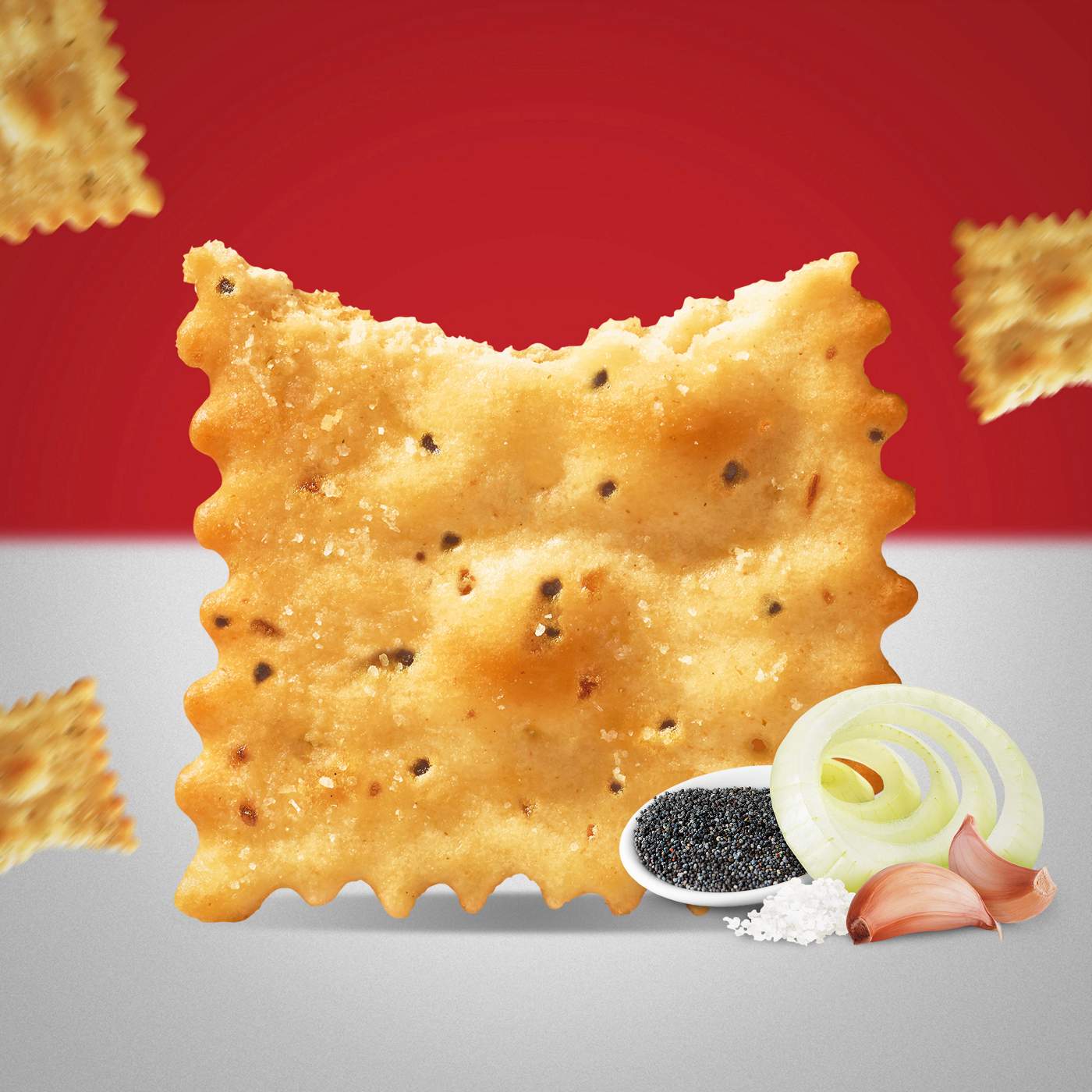 Ritz Toasted Chips Everything Crackers; image 9 of 9