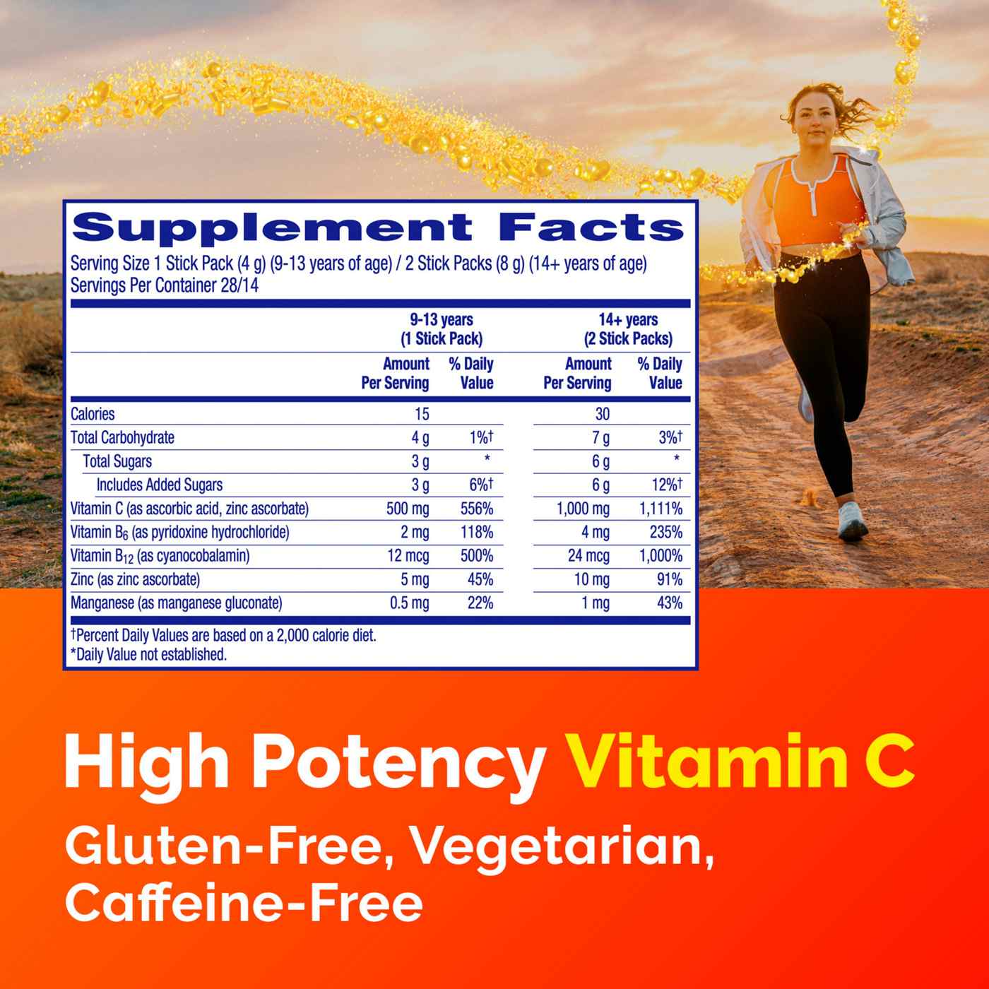 Emergen-C Crystals On-The-Go Packets - Orange Vitality; image 3 of 8