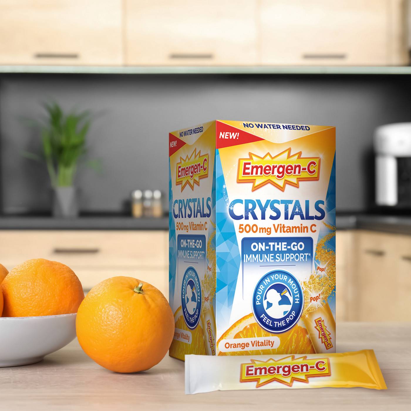 Emergen-C Crystals On-The-Go Packets - Orange Vitality; image 5 of 8