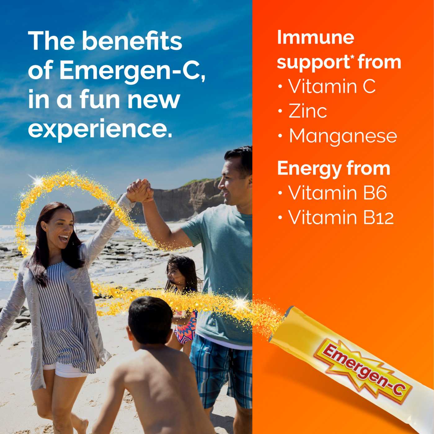 Emergen-C Crystals On-The-Go Packets - Orange Vitality; image 8 of 8