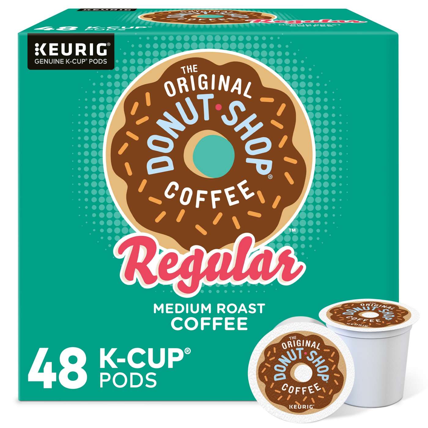 Donut Shop Regular Medium Roast Single Serve Coffee K-Cups Value Pack; image 4 of 4